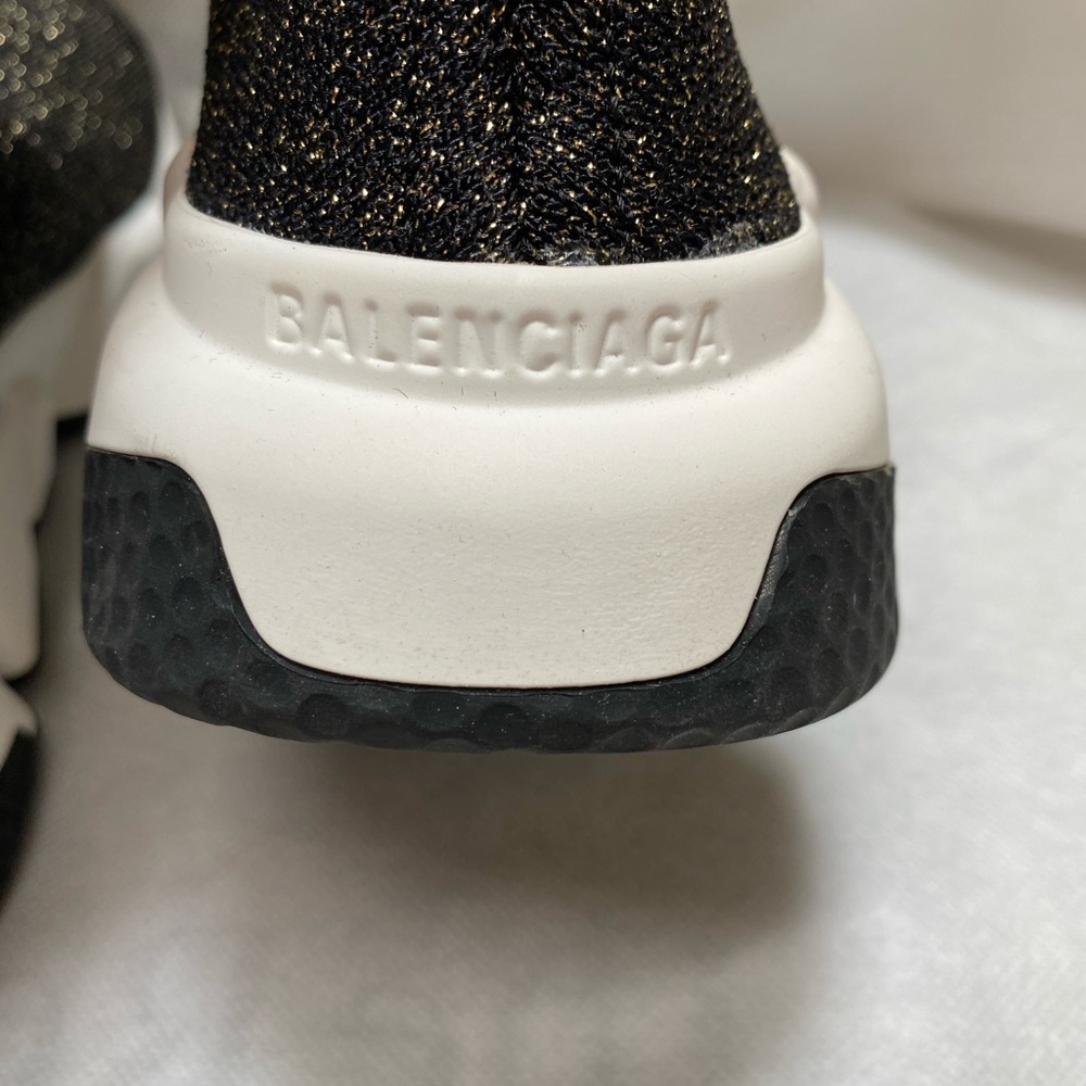NIB Balenciaga SPEED TRAINERS Black/gold, 34 - Picture 10 of 16